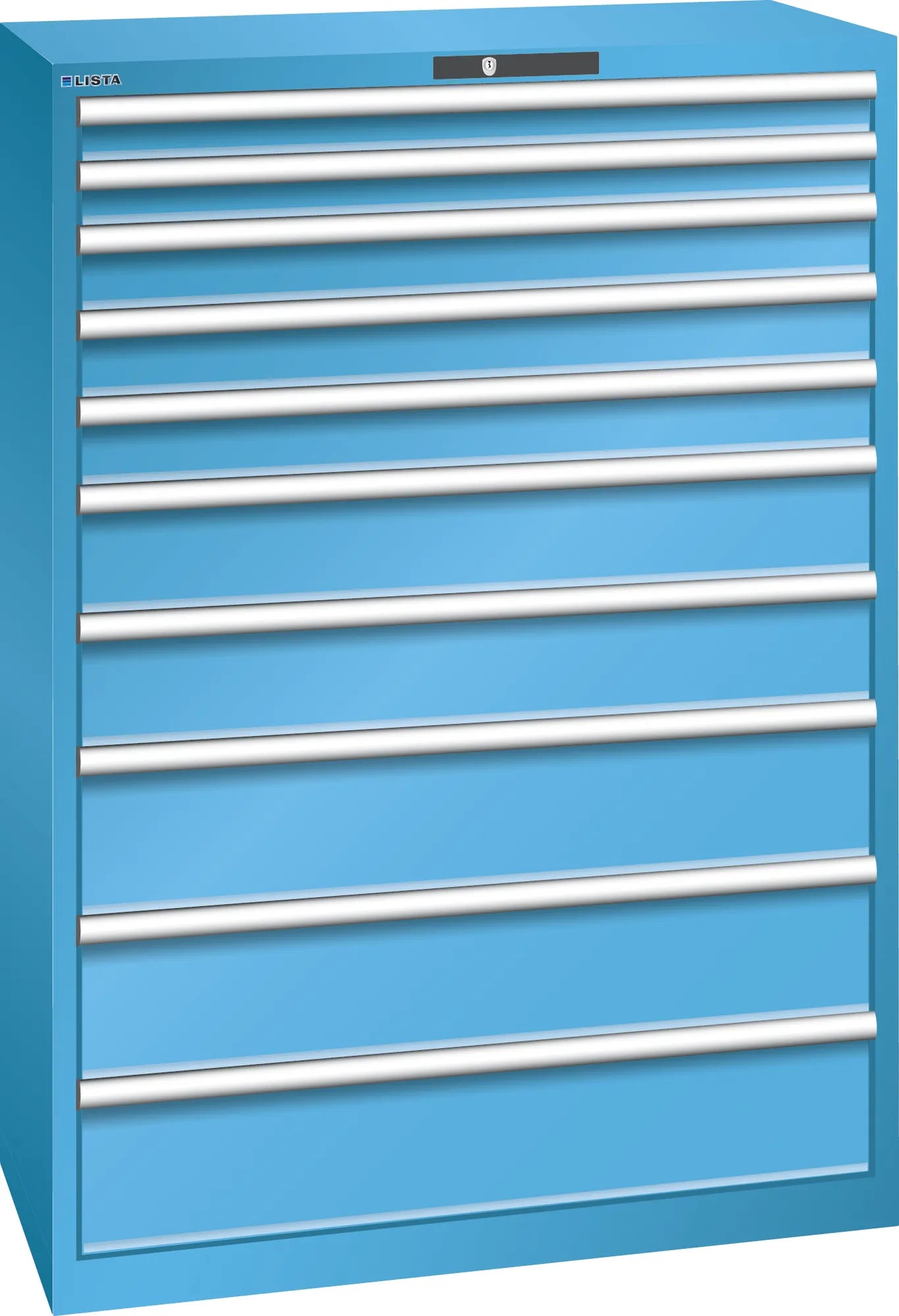 Lista verktygshurts 54 x 27 höjd 850 mm 6 lådor