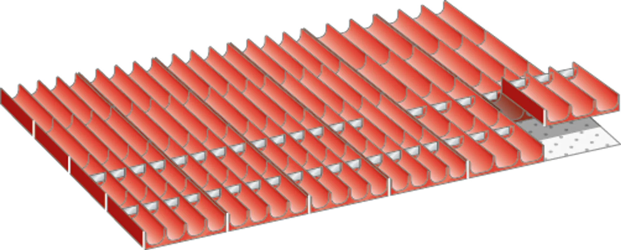 Lista lådinredning 54 x 36 satser