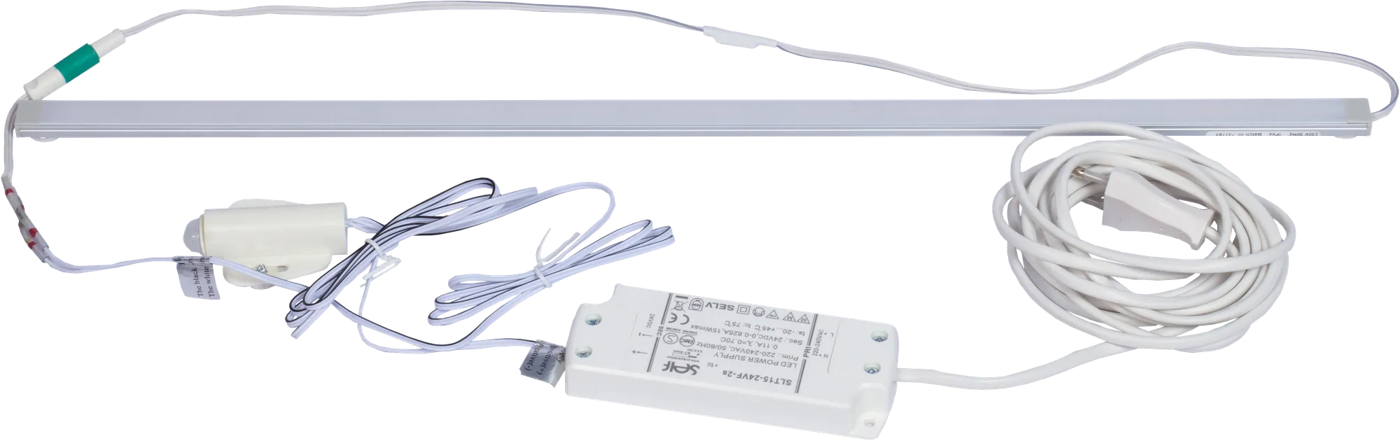 LED ljuslister för skåp och hyllor