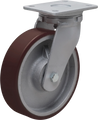 Länkhjul typ 15P PU/CI stålbygel gjuten PU-bana Swede-Wheel