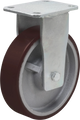 Länkhjul typ 15P PU/CI stålbygel gjuten PU-bana Swede-Wheel
