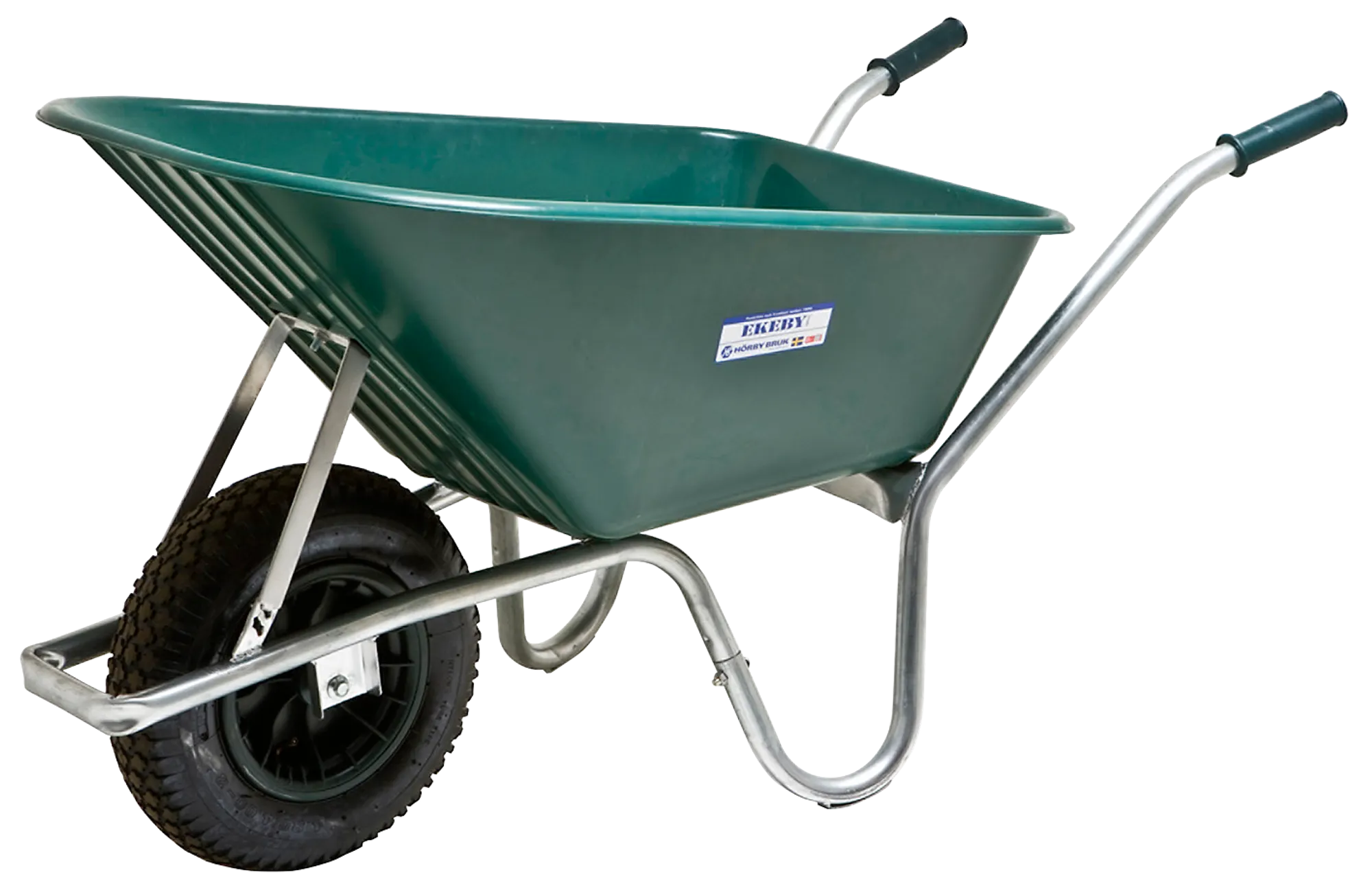 Multikärra/skottkärra med plastkorg Hörby Bruk