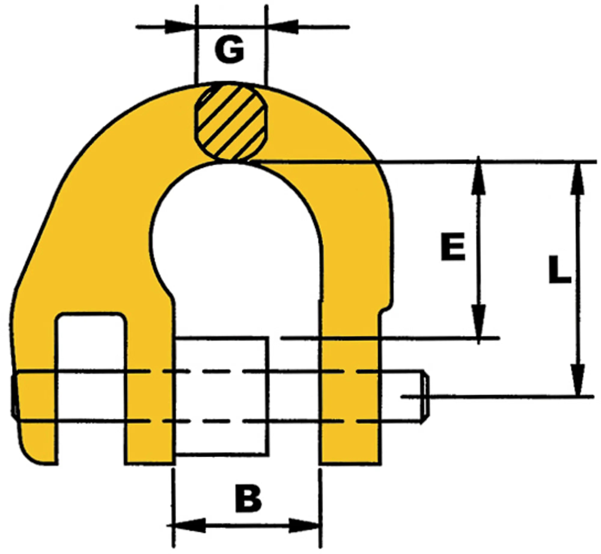 Halvlänk SKT Gunnebo Industrier
