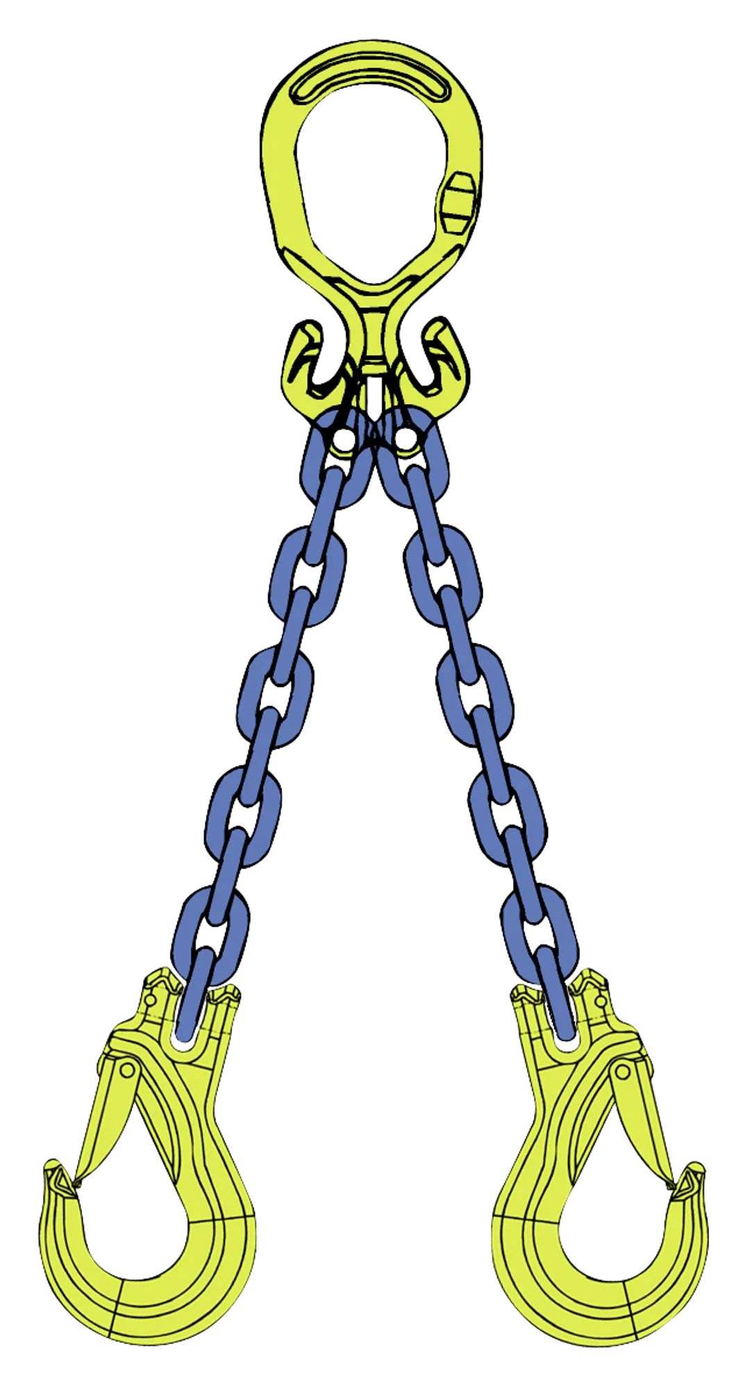 Lyftkätting klass 10 2-part Krok typ EGKN Gunnebo Industrier