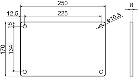 Gigant lyftpelare LP 192 eldrift från 3000 N Singelsystem