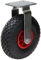 Länkhjul typ PN PN/PP plåtbygel luftgummihjul Swede-Wheel