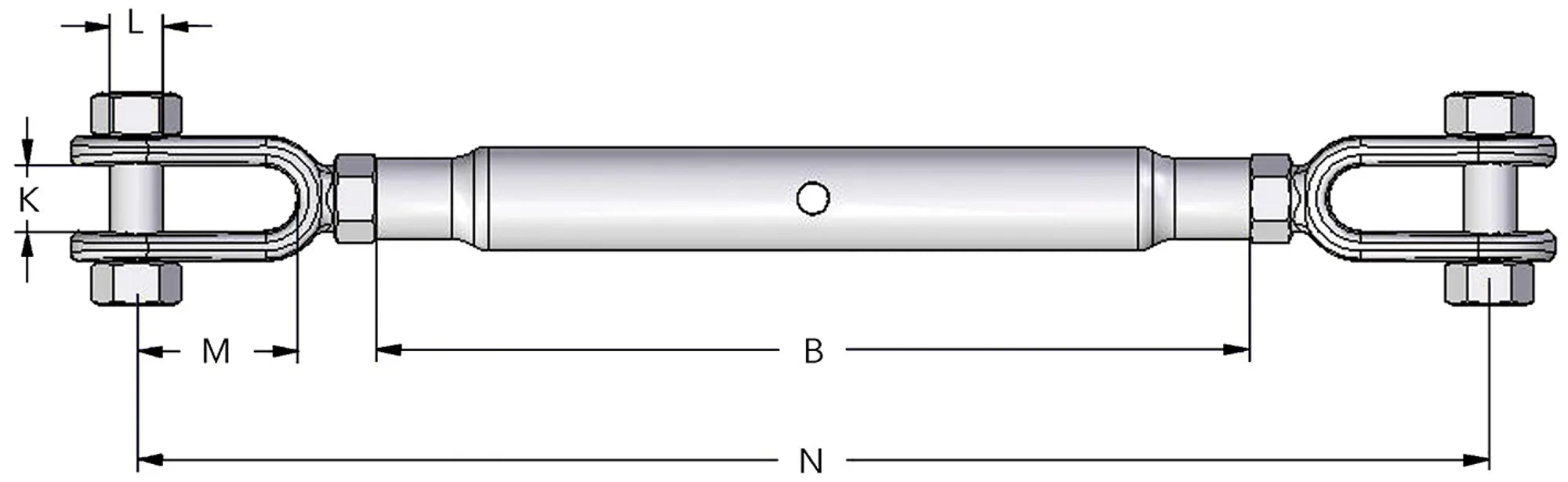 Vantskruv med klyka galvaniserade Gunnebo Industrier