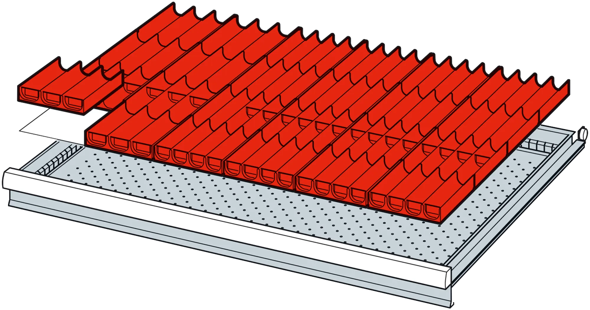 Gigant lådinredning, Premium verktygshurtsar 54 x 36