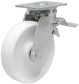Länkhjul typ 15P PA6 stålbygel nylon Swede-Wheel