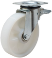 Länkhjul typ 5P PA6 plåtbygel nylon Swede-Wheel