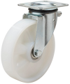 Länkhjul typ 5P PA6 plåtbygel nylon Swede-Wheel