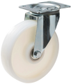 Länkhjul typ 4P PA6 plåtbygel nylon Swede-Wheel