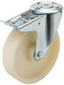 Länkhjul typ 4O PP plåtbygel polypropylene Swede-Wheel