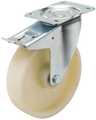 Länkhjul typ 4P PP plåtbygel polypropylene Swede-Wheel