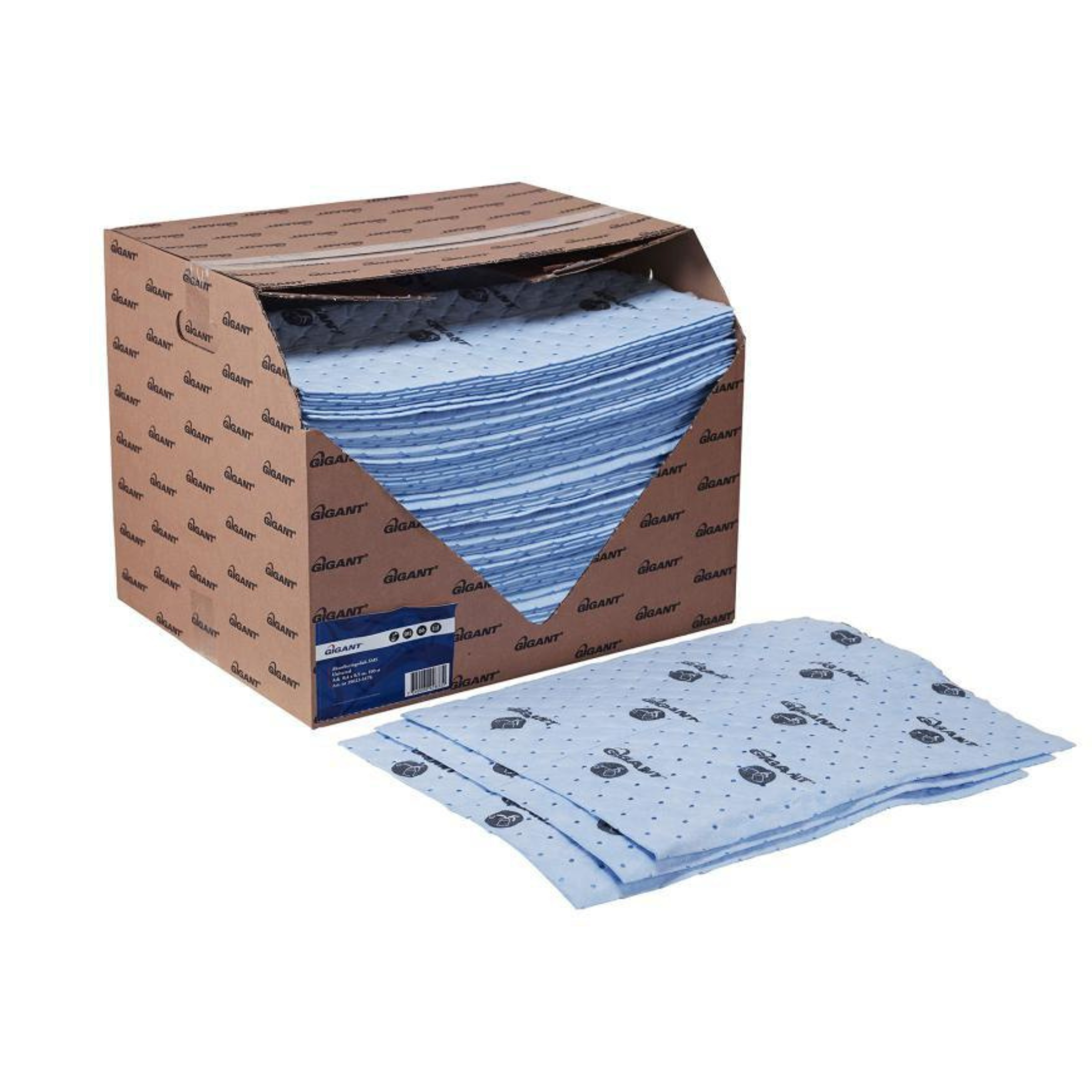 Absorbenter från Gigant - effektiva absorbenter som skyddar miljö och arbetsplats vid spill.