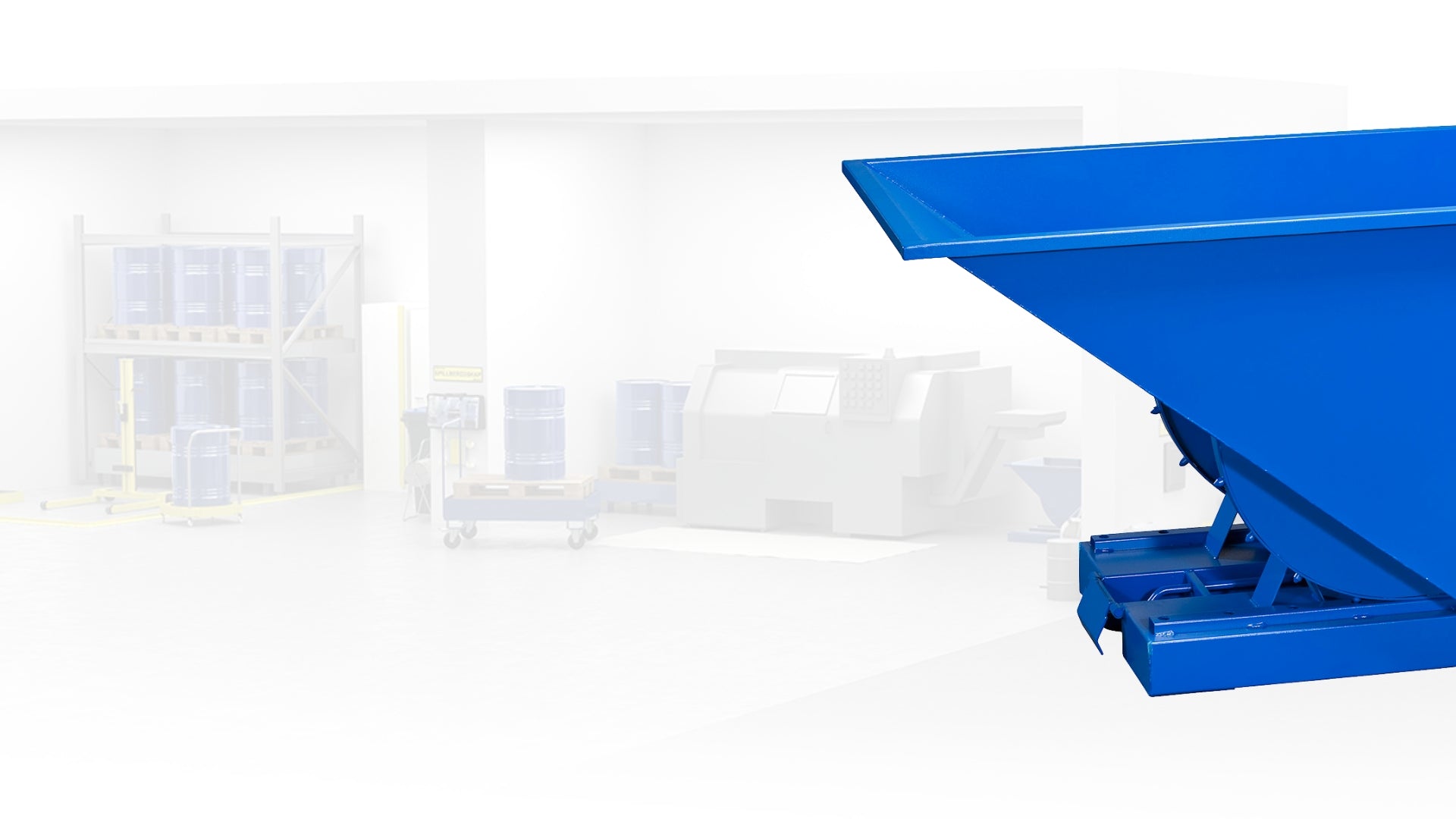 Tippcontainer från Gigant - smidig och säker hantering av produktionsavfall och spillmaterial.