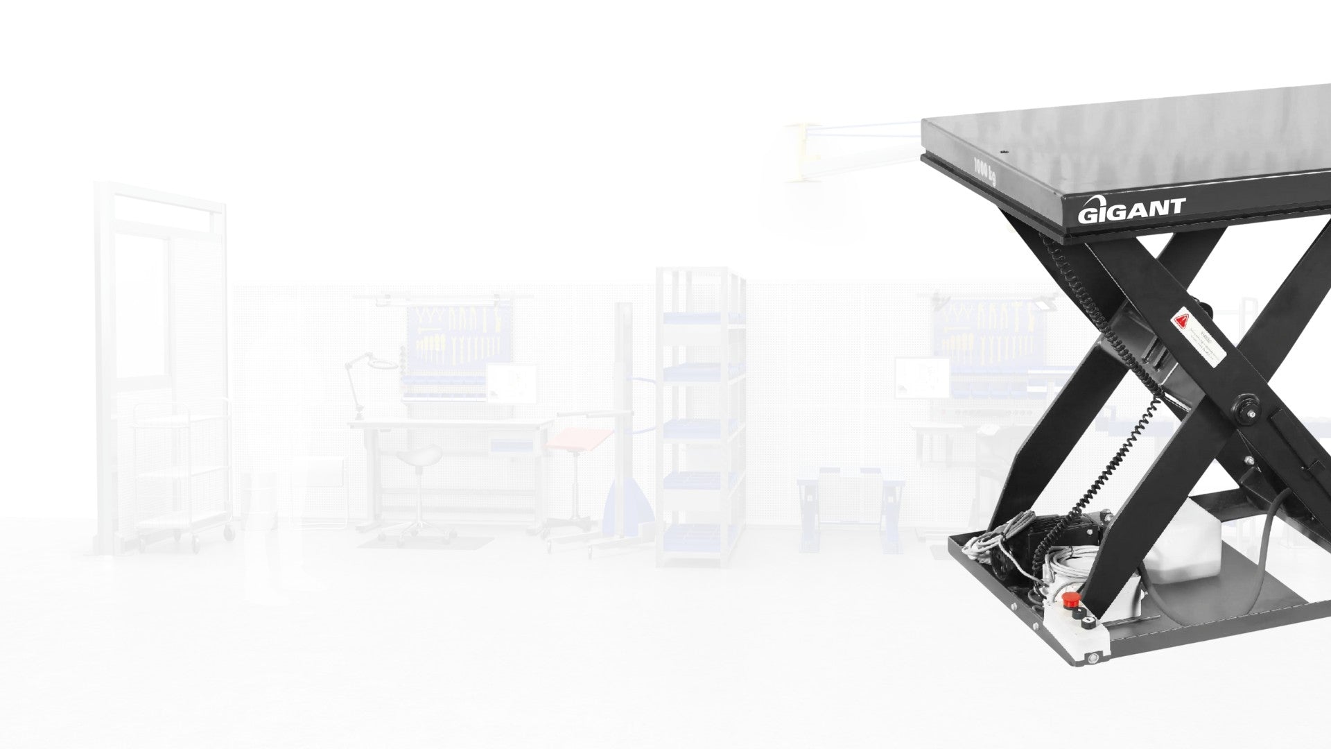 Gigant Lyftbord - Ett stabilt och prisvärt lyfthjälpmedel för industri, lager och montering.