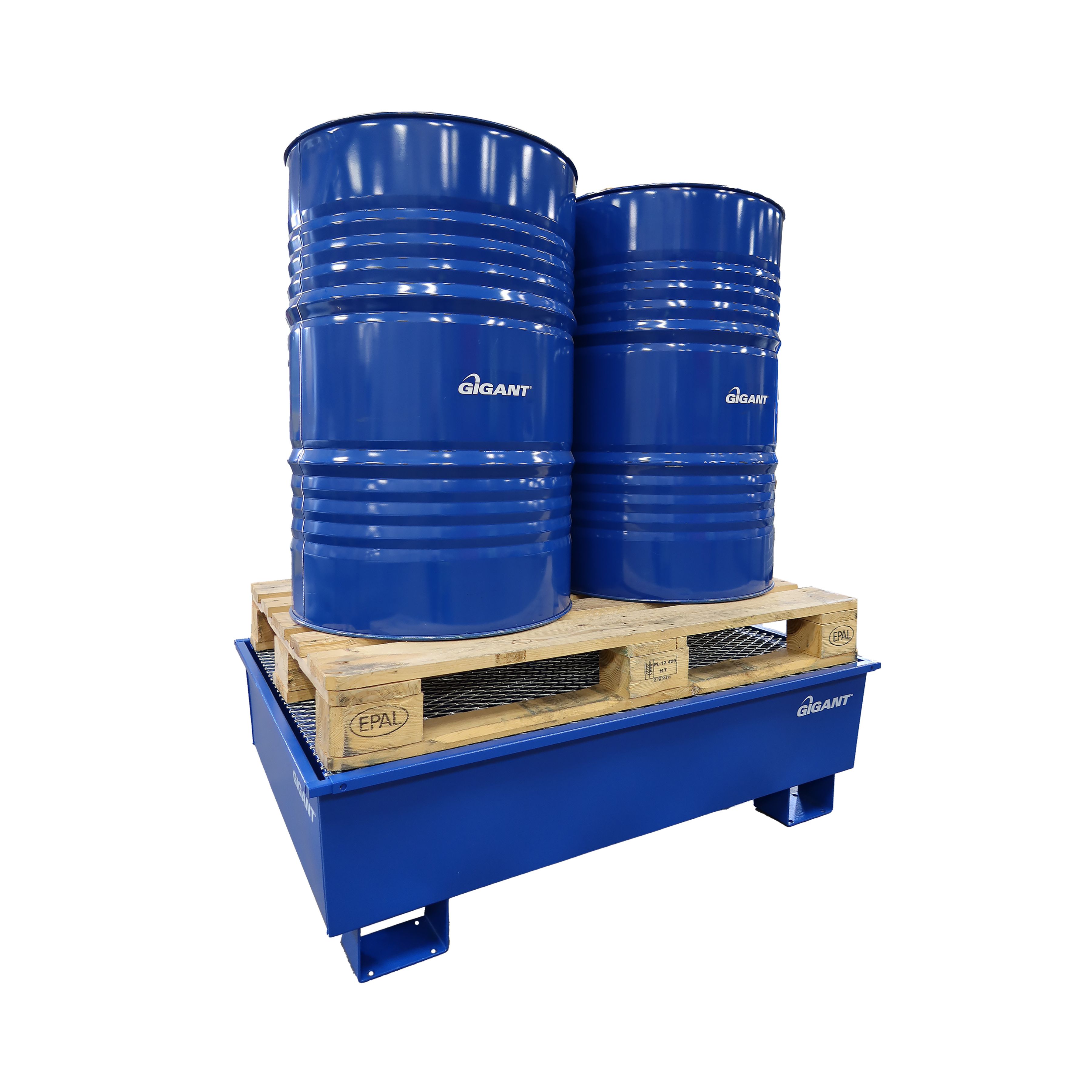 Fatpall Basic - robust och kostnadseffektiv pall för hantering av fat i industri och verkstad.