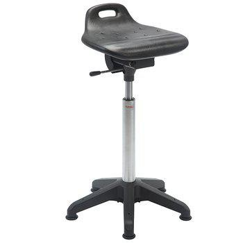 Ståstödstol från Gigant – ergonomiskt stöd för stående arbete, justerbar i höjd och idealisk för industri, lager och montering