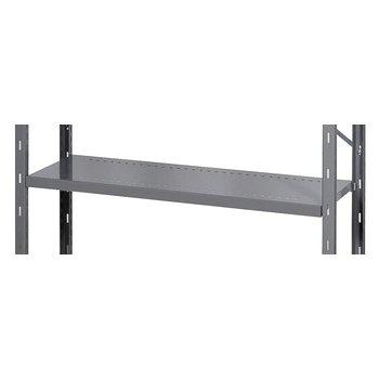 Gigant hyllplan i metall, kompatibelt med hyllsystem för flexibel och stabil förvaring i lager, butik och industri.