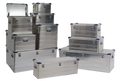 Aluminiumbox stapelbar mit Zubehör