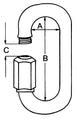 Kettenschnellverschluss Gunnebo Industrier