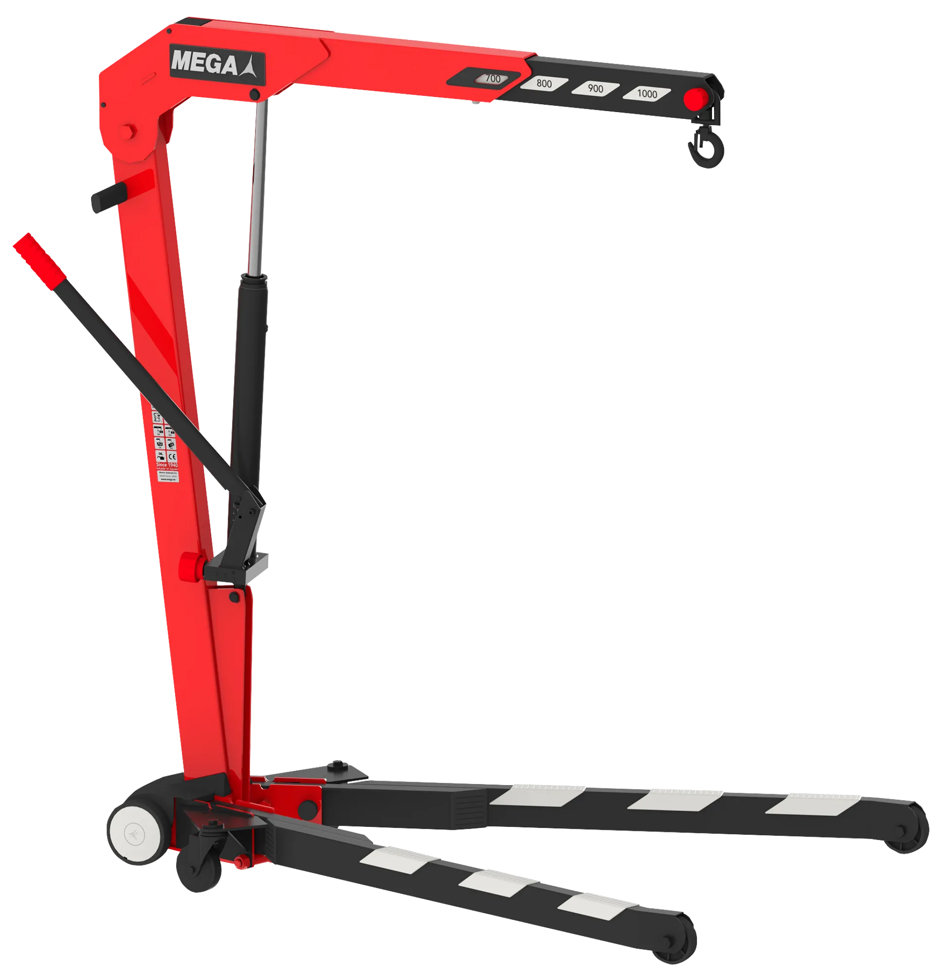 Hydraulic workshop crane CRV