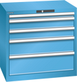 Lista tool cabinet 36 x 27 height 700 mm 5 drawers