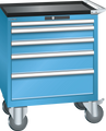 Lista mobile tool cabinet 36 x 27 height 962 mm 5 drawers
