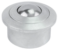 Ball roller homogeneous submerged pressed Swede-Wheel.