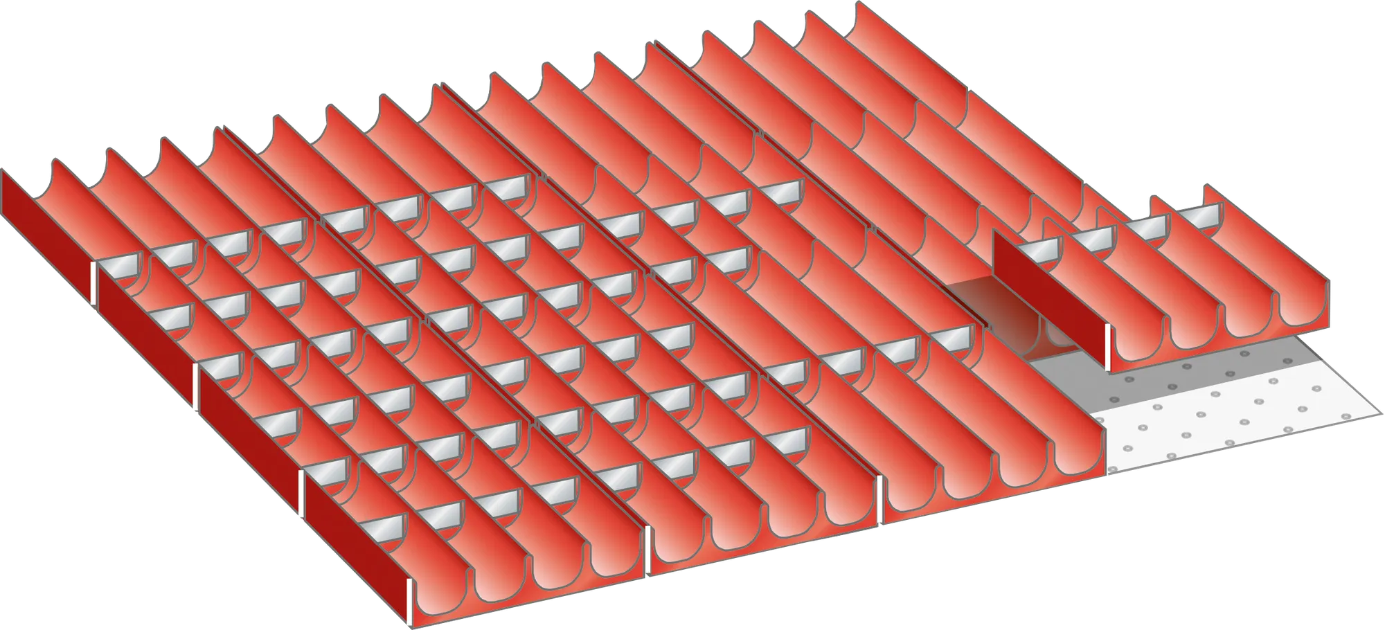 Lista drawer interiors 36 x 36 sets.