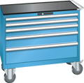 Lista mobile tool cabinet 54 x 27 height 962 mm 5 drawers