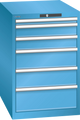 Lista tool cabinet 27 x 36 height 800 mm 5 drawers