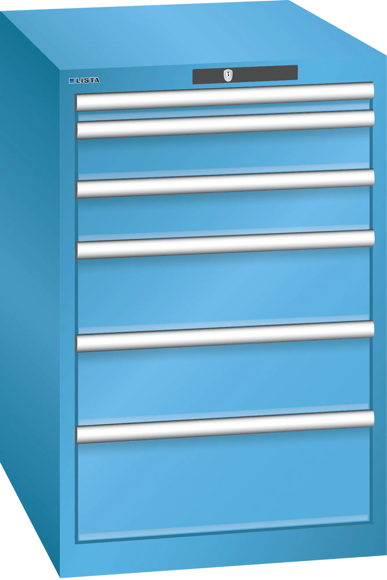 Lista tool cabinet 27 x 36 height 800 mm 5 drawers