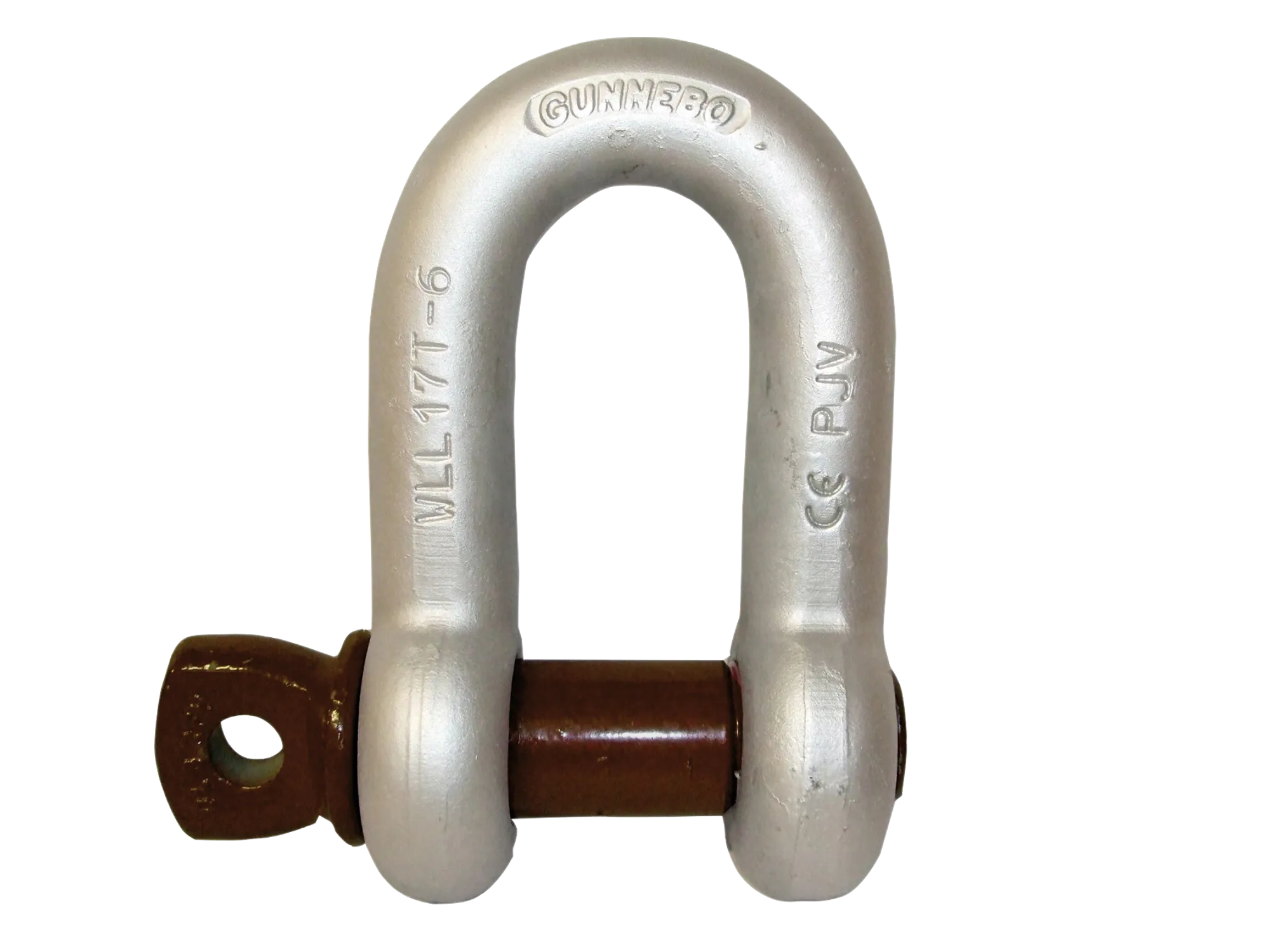 Screw shackle straight chrome alloy hardened steel Gunnebo Industries