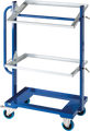 Trolley with 2 tiltable shelves KM