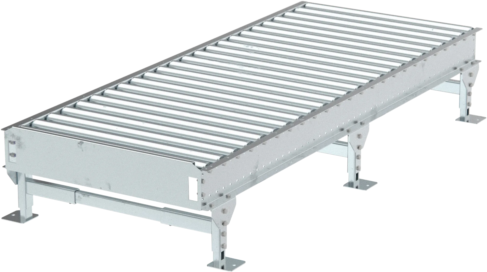 Pallet roller conveyor sheet metal rollers Swede-Wheel