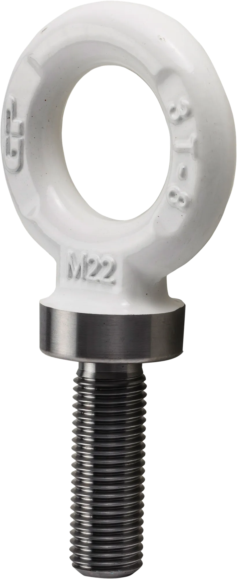 Lifting eye with pin AL class 8 Green pin