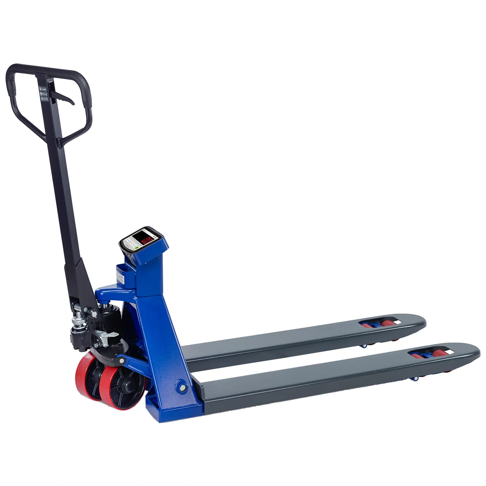 Gigant forklift truck with scale