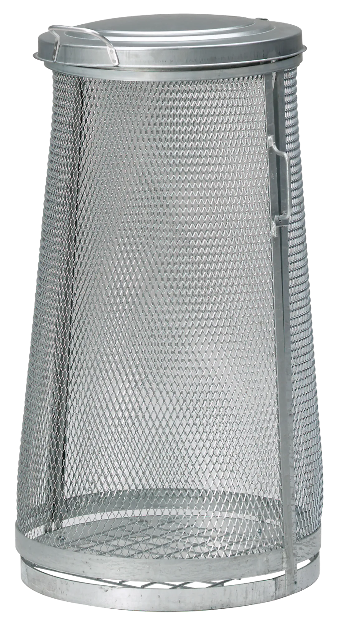 Bag holder, expanded metal