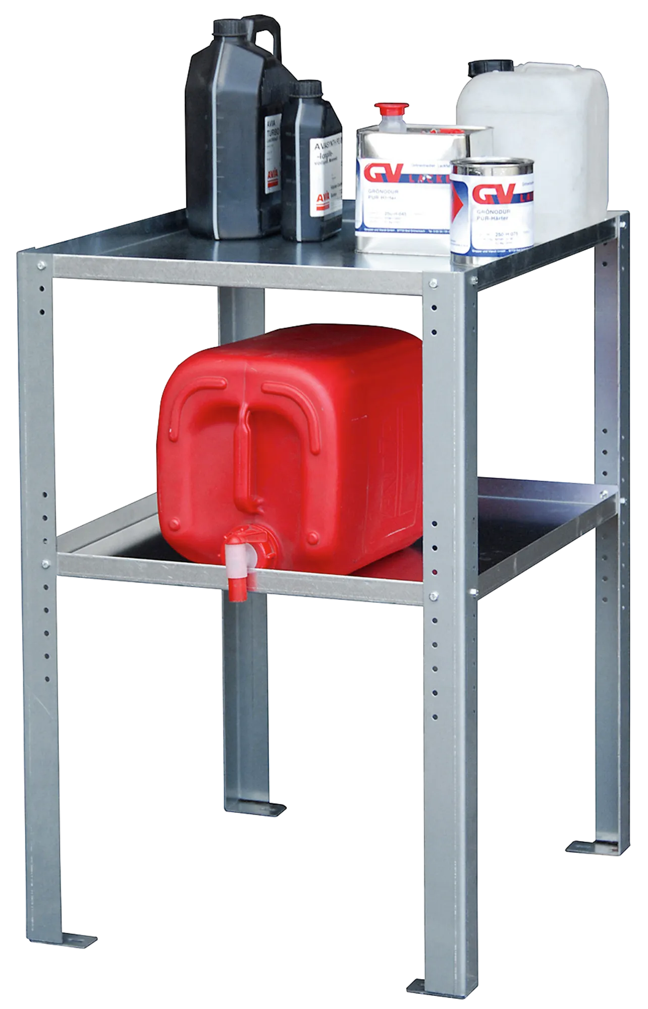 Canister shelf in 2 levels