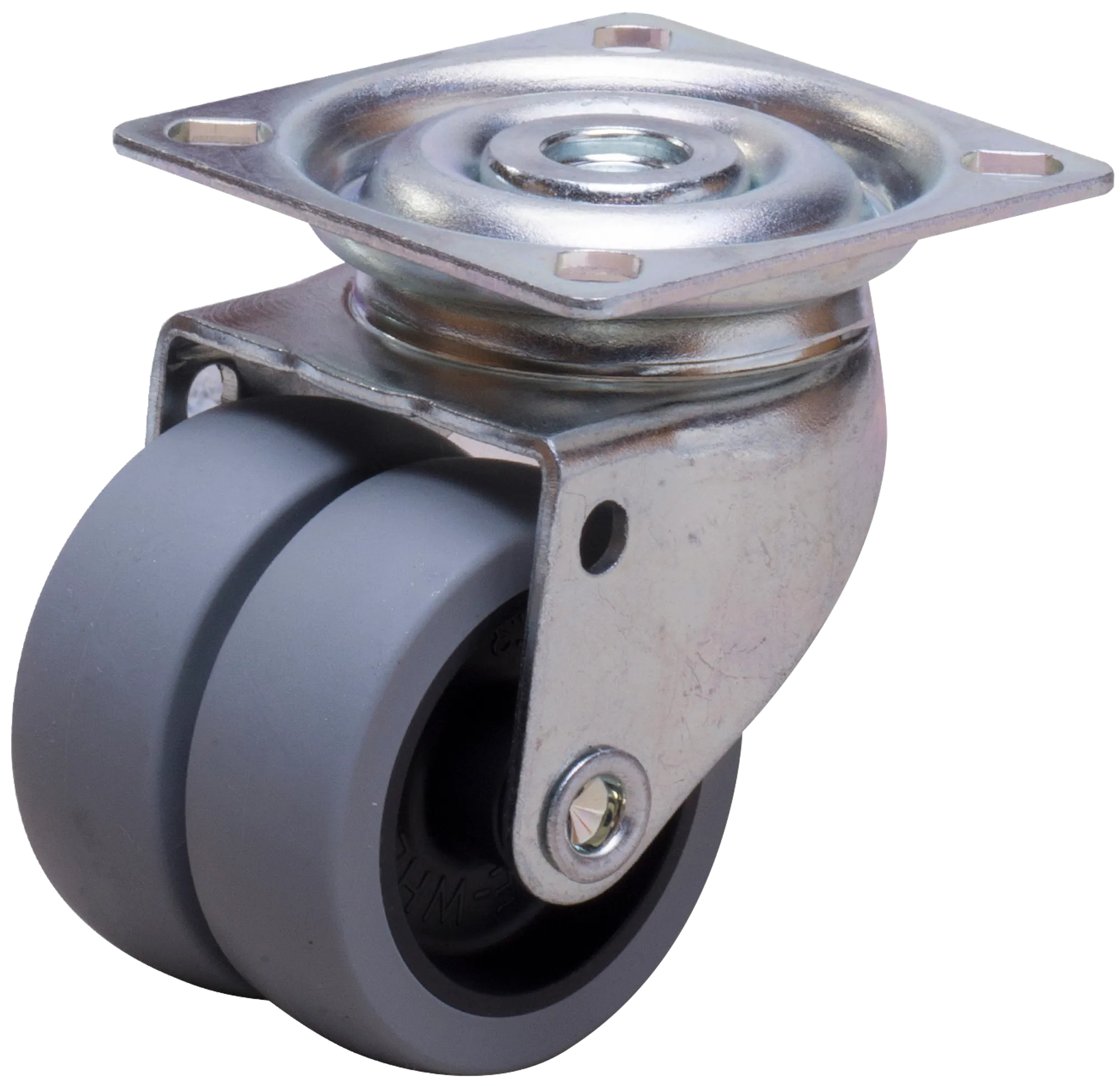 Double link wheel DA2P-TPE-P gray rubber track Swede-Wheel