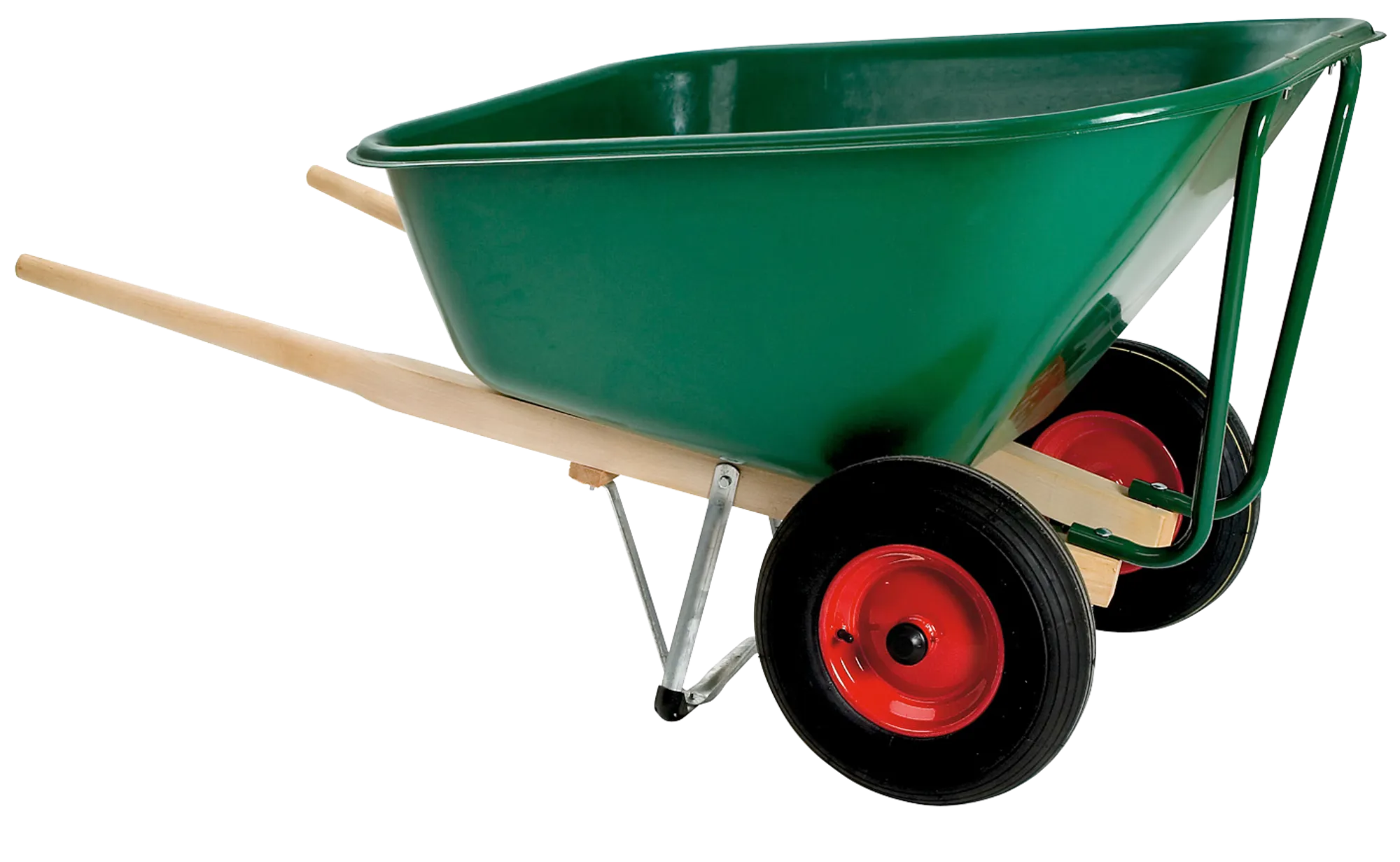 Waste wheelbarrow / wheelbarrow with plastic basket Hörby Bruk