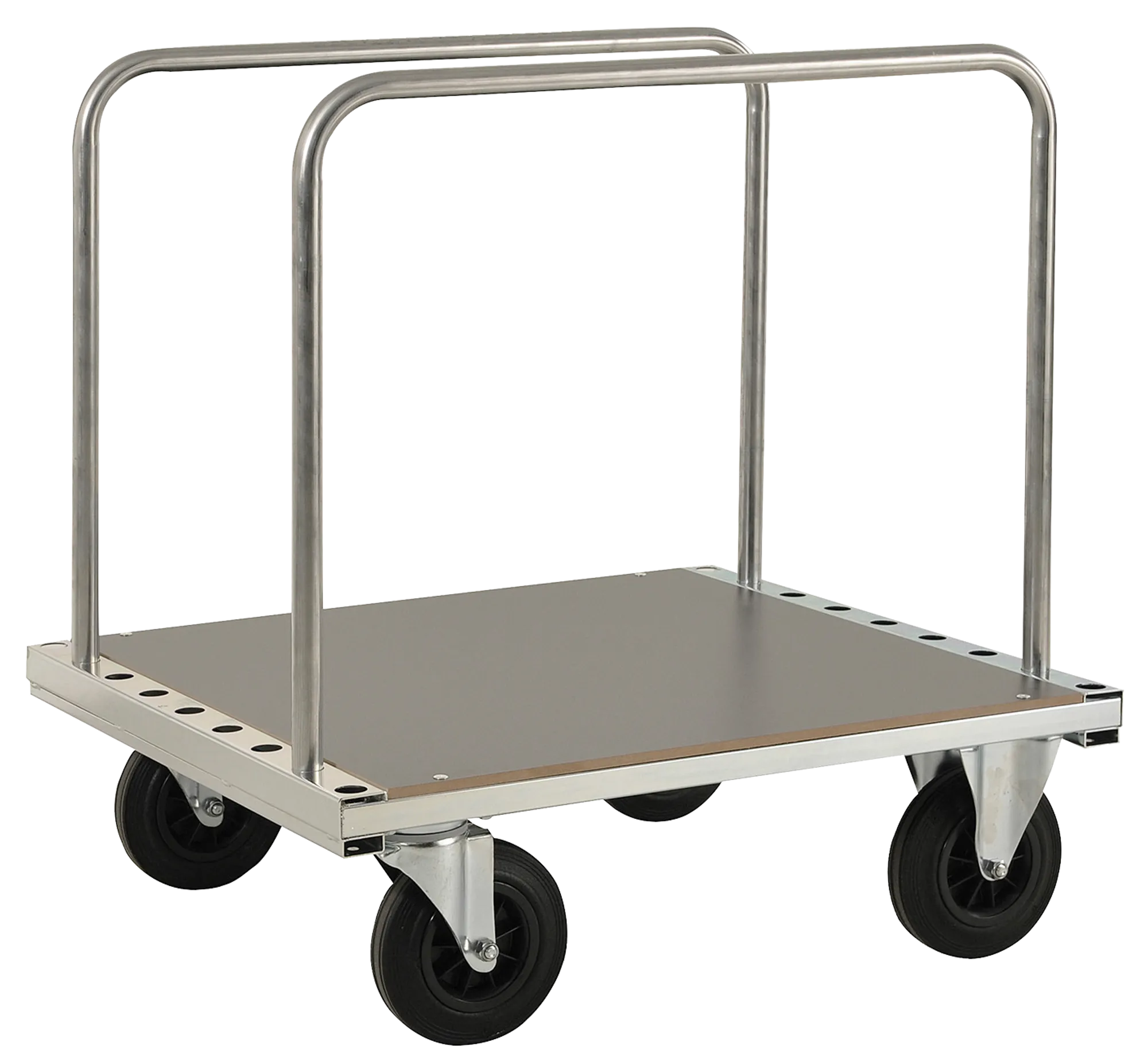 panel cart electro-galvanized with plate of MDF KM