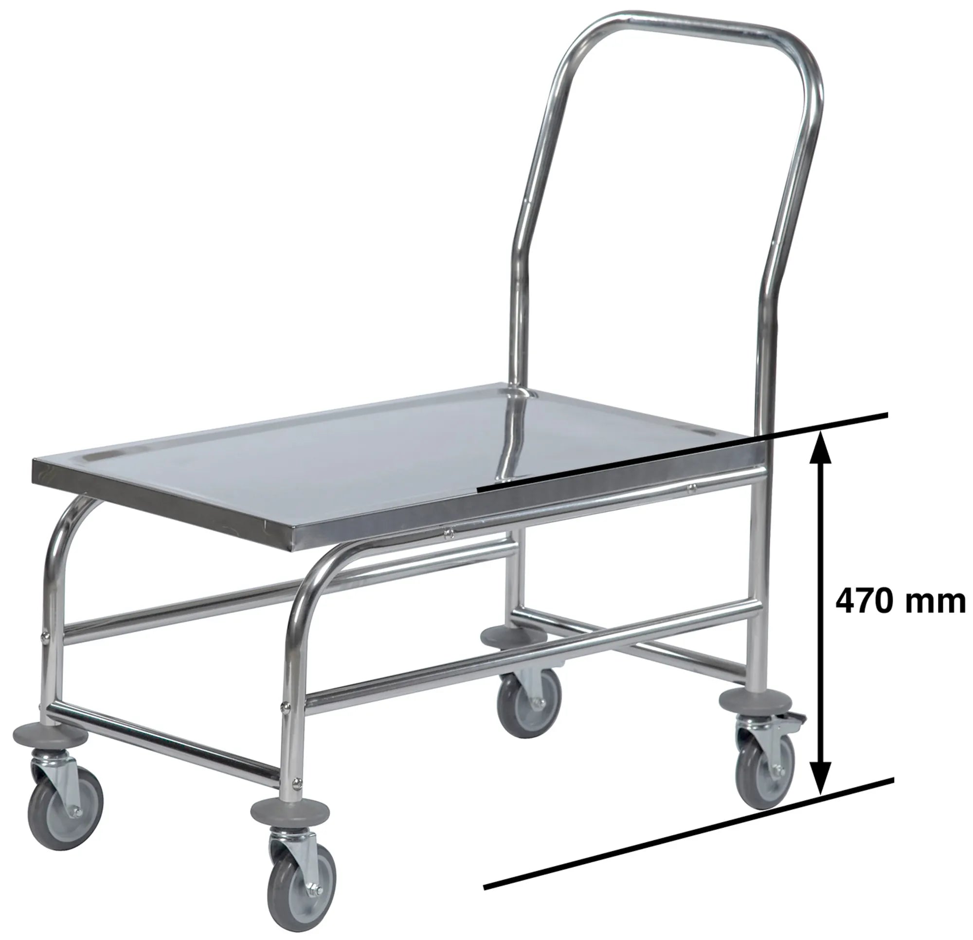 platform trolley stainless steel KM