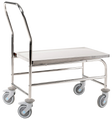 Table trolley complete in stainless steel KM