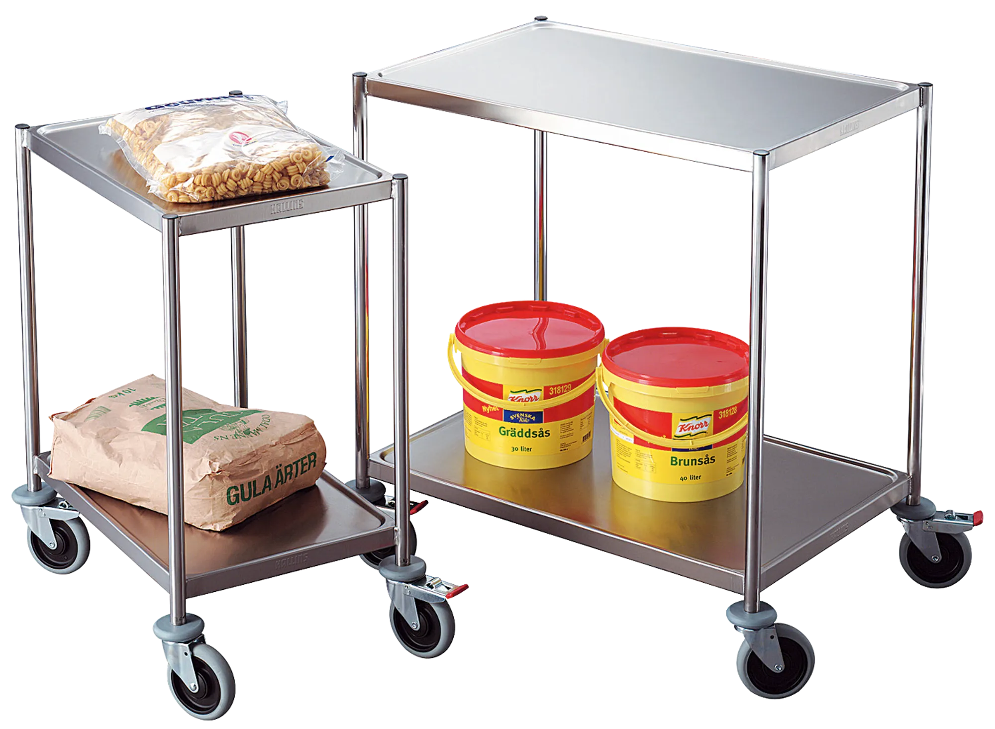 Table trolley stainless steel