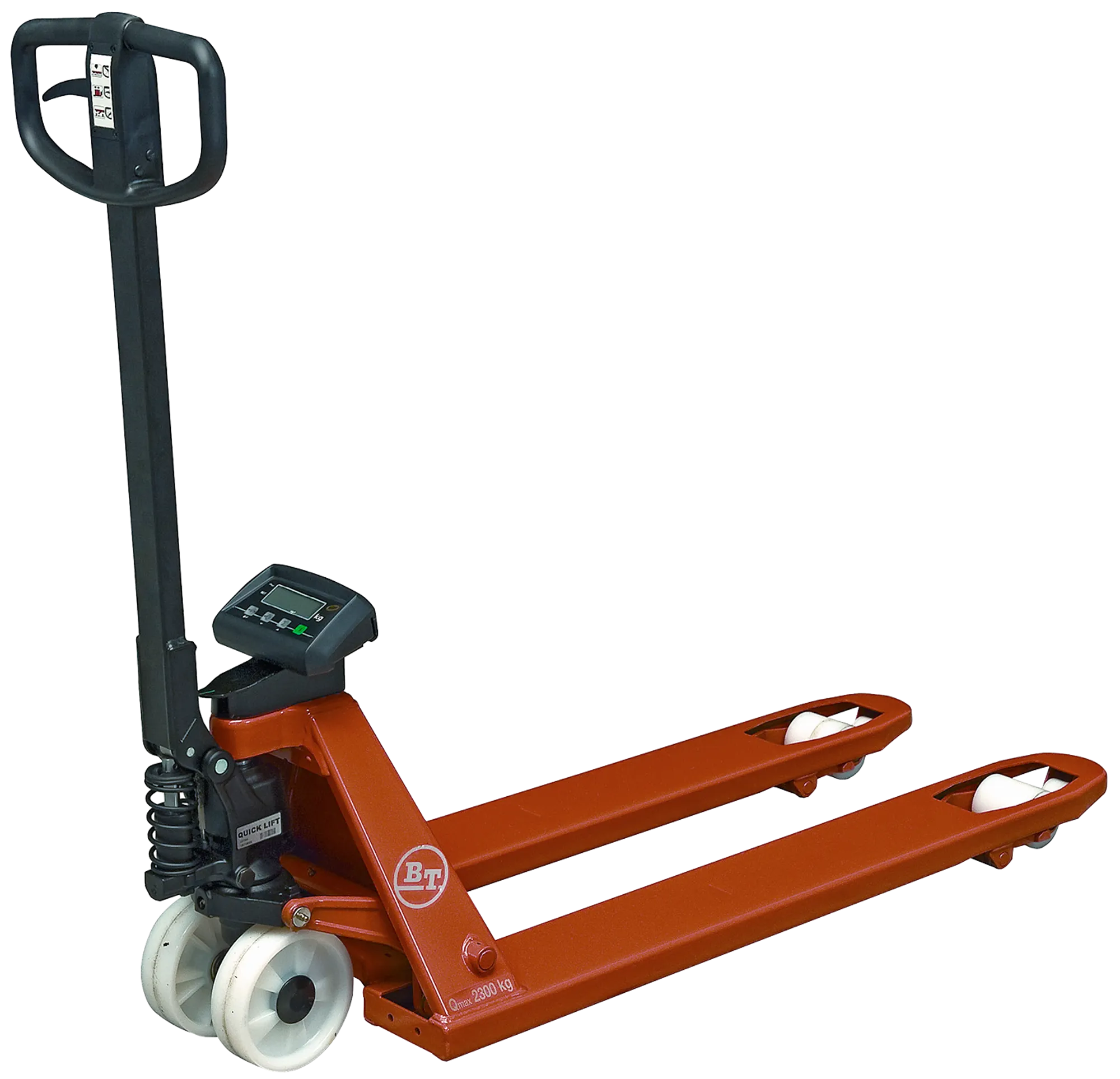 Forklift truck with weight indicator BT