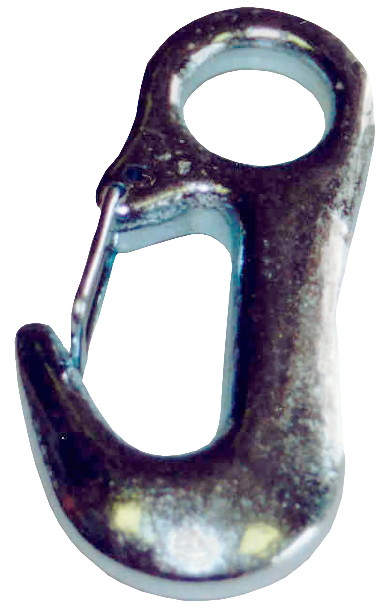 Carabiner with wire latch in galvanized design Gunnebo Industrier