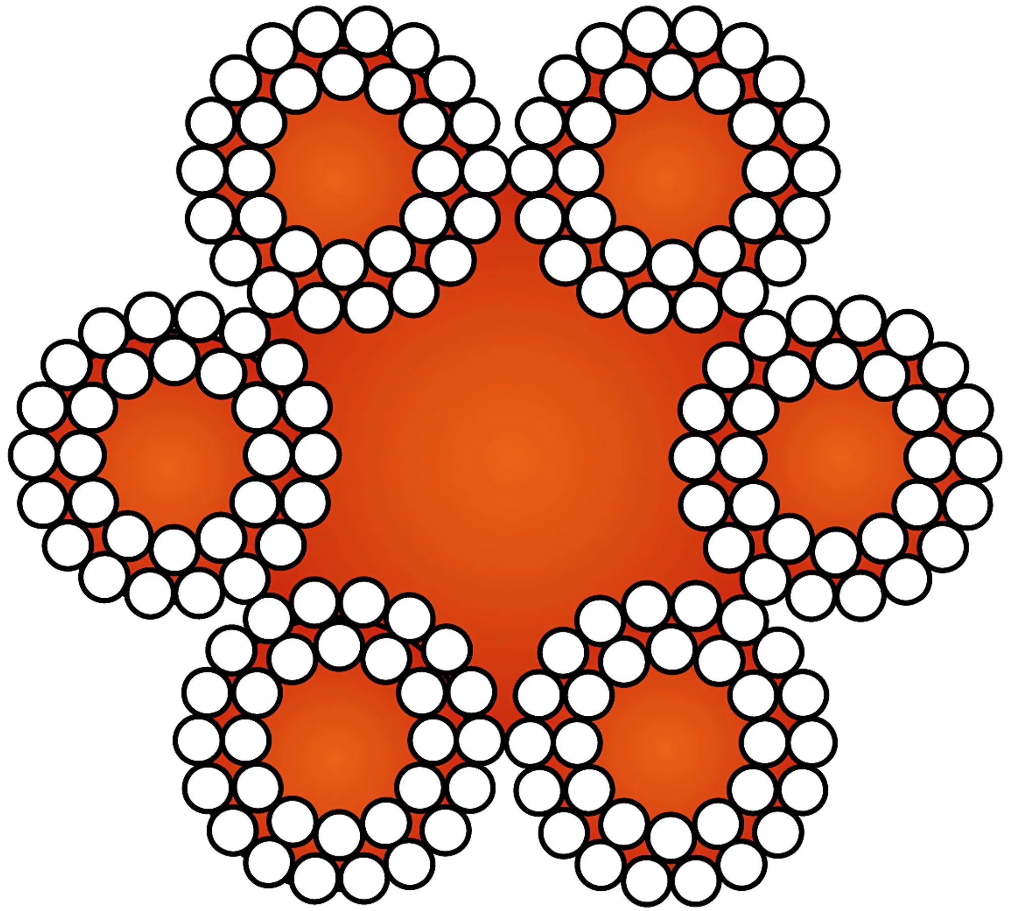 Gigant steel wire 144-strand galvanized